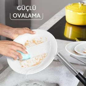 Resim Vileda Pro Clean Aktif Enzimli Düz Sünger, 3’lü Paket 