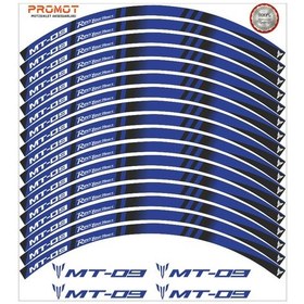 Resim Motosiklet Jant Şeridi Yamaha Mt 09 Uyumlu 5 Nötr 