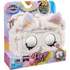 Resim Spinmaster Purse Pets Fluffy Göz Kırpan Sesli Ve Efektli Kedi Çocuk Çantası - 6062238 
