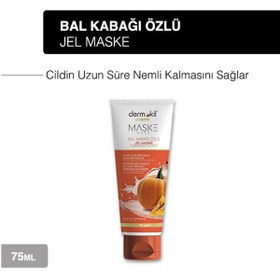 Resim Dermokil Bal Kabağı Özlü Jel Yüz Maskesi 75 ml X 3 Adet 