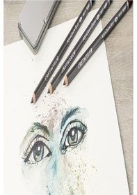 Resim Art Liva 300 Gr 20 Yp A5 Cretacolor6'lı Aquarell Sulandırılabilir Fırçalı Rulo Kalemlik Seti 