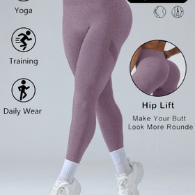 Resim Kadın Yüksek Belli Yoga Taytı - Gösterilmeyen, Karın Kontrollü ve Popo Kaldırıcı, Dikişsiz Esnek Fitness Pantolonu, Spor Salonu, Koşu, Günlük Kullanım İçin - Tüm Sezon Kaymaz Atletik Tayt (Kolay Ütüleme), Spor Giyim, Şık Tasarım 