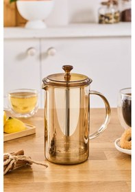 Resim Karaca Alina French Press 600 Ml Amber Sarı 
