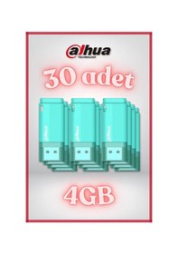 Resim 30 Adet 4gb Kapaklı Usb Flash Bellek U126 Yeşil - 