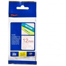 Resim TONERSEPETİ Tonersepeti Brother TZE-232 Kırmızı Lamine Etiket 12mm 