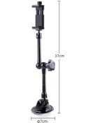 Resim Tongxida 37cm Tekli Vantuz Kol Telefon Kelepçesi Montajı Siyah Çok Renkli 