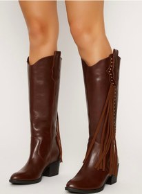 Resim BARIŞ AKBULUT Kahverengi Püsküllü Çizme 