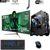 Resim İzoly Spinda Y Ryzen 7 3700X 16GB 256GB M.2 Nvme Rx 580 8gb 27" 200Hz Oyuncu Masaüstü Bilgisayarı 