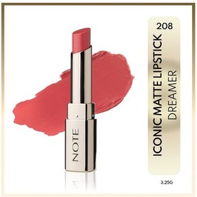 Resim Note Cosmetics Iconic Sheer Lipstick Nemlendirici Parlak Ruj 208 Dreamer - Pembe 208 