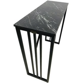 Resim İlgitrafik Mutfak Bar Masası Ahşap Yüksek Uzun Bar Masa Mermer Yemek Masası 