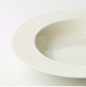 Resim 4 Adet Ofantlıgt Derin Servis Tabağı Meridyendukkan Beyaz 24 Cm Feldispat Porselen 