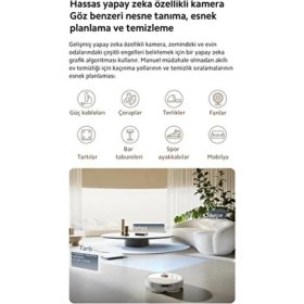 Resim Ultra Premium Robot Süpürge | Halı Tanıma & Mop Kaldırma | Hepa Filtre | Olağanüstü Performans 