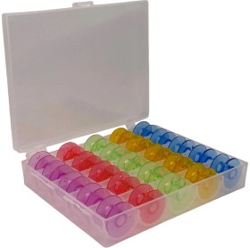 Resim Moonstar Ev Tipi Aile Dikiş Makinesi Plastik Geniş Masura Renkli (Kutulu) / HM2518M 25 Adet 