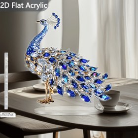 Resim 2D Düz, 2D, Süs, 11 Tatil İçin Evrensel, Bohem Tarzı Lüks Kristal Tavuskuşu Figür Dekorasyonları, Yatak Odası, Oturma Odası, Ofis, Dış Mekanlar, Ev ve Masa Dekorasyonu için Uygun, İşaretlemeler, 2D Düz 