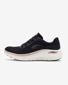 Resim Skechers Arch Fit 2.0 - Glow The Distance Kadın Siyah Spor Ayakkabı 150067tk Bkrg 