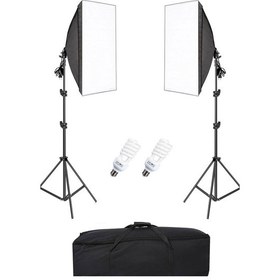 Resim Deyatech 70 x 50 CM Tek Duyulu 2'li Softbox 