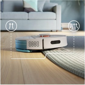 Resim Philips Kullanım Ayralı Premium Özellikli Beyaz Islak ve kuru Robot Süpürge 