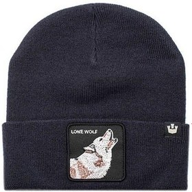 Resim Goorin Bros Bere - Wolf Man Lacivert 