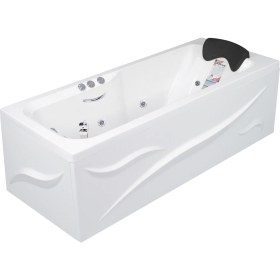 Resim Victoria Jakuzi 170x70, H55 Rest Hidromasaj Sistemli Küvet (Gövde + Metal Ayak + Ön Panel) 