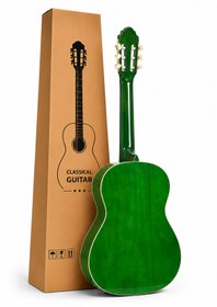 Resim FRANSUA Victor Klasik Gitar Seti Yeşil 