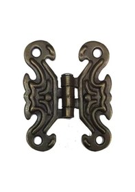 Resim Dekoratif Sac Kelebek Menteşe - Küçük, Antik, 1 Adet Siyah 