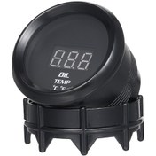 Resim Lemestar 52mm Dijital Yağ Sıcaklık Göstergesi - 12v Dc, Led Ekran, Alarm Fonksiyonlu, Sensör Dahil / 