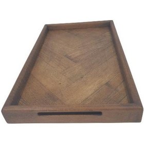 Resim Kayın Ahşap Tepsi 