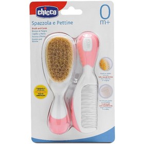 Resim Chicco Tarak & Fırça Seti (Pembe) 