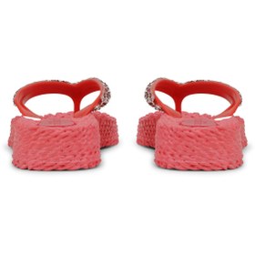 Resim Ilse Jacobsen Raspberry Cheerful15 - Pembe Platformlu Parmak Arası Terlik 