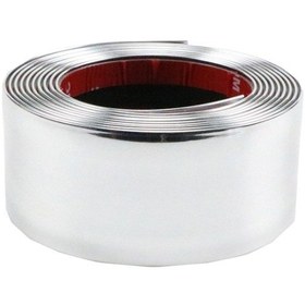 Resim Sones 1m Araba Tampon Çarpışma Önleyici Şerit, Renk: Gümüş Kaplama 5cm 