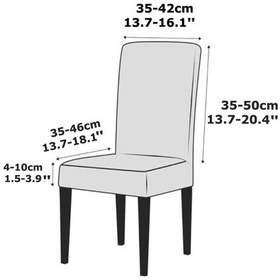 Resim Spandex Mikro Petek Kumaş Likralı Lastikli Tüylenmez 6'lı Sandalye Kılıfı Esnek Sandalye Örtüsü - Petrol 