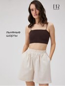 Resim Kadın Yazlık Bol Cepli Keten Şo 232882375 Bej 