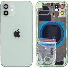 Resim Genos Apple Iphone 12 Mini Uyumlu Kasa Boş Yeşil 