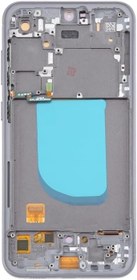 Resim Samsung S23 FE Uyumlu Lcd Ekran Dokunmatik Full Çıtalı Oled Siyah SM-S711 