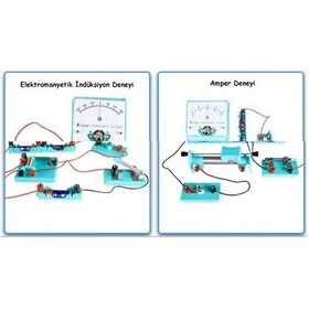 Resim Fizik Deney Seti Elektrik Manyetizma Elektromanyetizma Taşıma Ve Saklama Çantası İle 