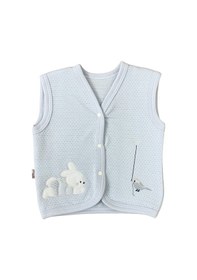 Resim Gaye Bebe Bebek Yelek 4488 Mavi 
