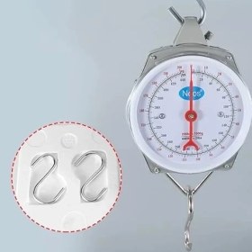 Resim Aesco 100 kg Kapasiteli Askılı Terazi - Dayanıklı, Net Kadranlı, Çift Ölçü Birimli, Endüstriyel ve Dış Mekan Uyumlu ( Lisinya ) 