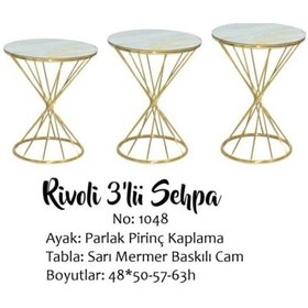 Resim Brc Rivoli Zigon Model Metal Transmisyon Çelik Goldrenk Kaplama B 