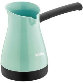Resim SCM-2955 Türk Kahve Makinesi – Elektrikli Cezve, 5 Fincan Kapasite, 400 ml Su Kapasitesi, Paslanmaz Çelik, Yeşil, 1000W 