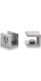 Resim Renklimestore Sıkıştırmalı Cam Raf Pimi Vidalı 4 Adet 