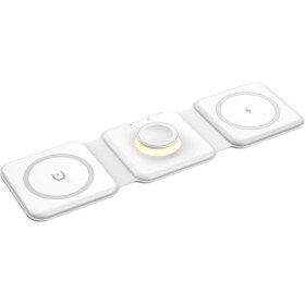 Resim Wiwu Power Air M6 3 In 1 Mıknatıslı Kablosuz Şarj Standı 