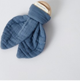 Resim Organicera Muslin Diş Kaşıyıcı Mavi Çok Renkli 