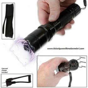 Resim Minik Shop Şok Fener Taşınabilir Profesyonel Şarjlı El Feneri Elektro 