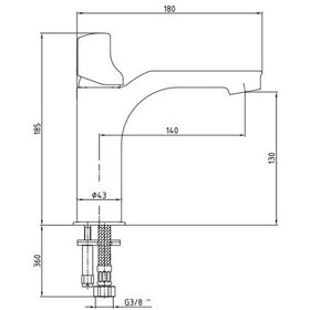 Resim Eca Myra Lavabo Bataryası 102108986H 