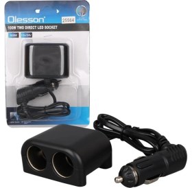 Resim Olesson 1644 100WATT 2 Çakmak Girişli Kablolu Çakmak Çoklayıcı 