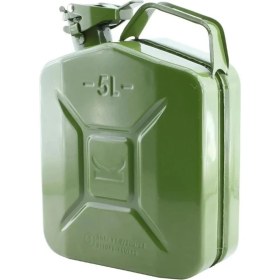 Resim Bro Metal Benzin Bidonu 5 Litre Akaryakıt Mazot Taşıma Doldurma Depolama Bidonu Dayanıklı Bidon. 