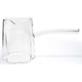 Resim Ateşe Dayanıklı Cam Cezve Borosilikat Cam Cezve 400 Ml Czv05 