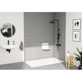 Resim Braventa Collection Vitra Arkitekta A44473 Katlanabilir Duş Oturağı, Beyaz 