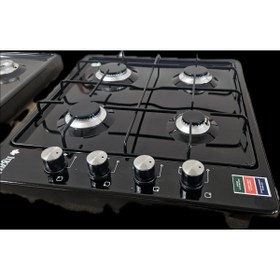 Resim İLKAY Emniyetli 4 Gözlü LPG TÜP Uyumlu Çakmaksız Gaz Emniyet Ventilli Set Üstü Ocak 