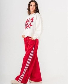 Resim Kız Çocuk Black Yazılı Sweatshirt-14772 Ekru 